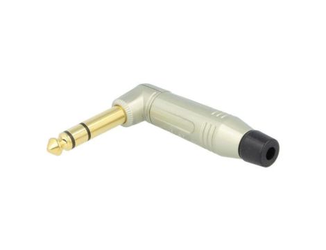 Złącze Jack 6,3mm, męskie, wtyk, kątowe 90, stereo ACPS-RN-AU