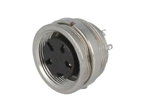 Złącze M16, żeńskie, gniazdo, PIN: 4, proste, napięcie znamionowe: 300V, prąd znamionowy: 5A T3303000U