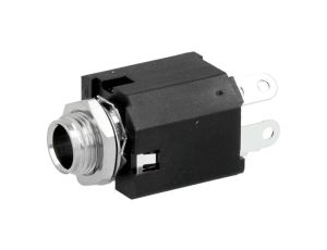 Złącze Jack 6,3mm, żeńskie, gniazdo, proste, stereo ACJS-MVS-3S