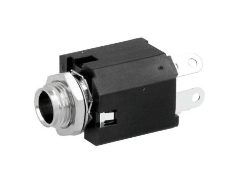 Złącze Jack 6,3mm, żeńskie, gniazdo, proste, stereo ACJS-MVS-3S
