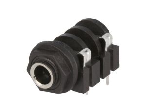 Złącze Jack 6,3mm, żeńskie, gniazdo, kątowe 90, mono ACJM-PH