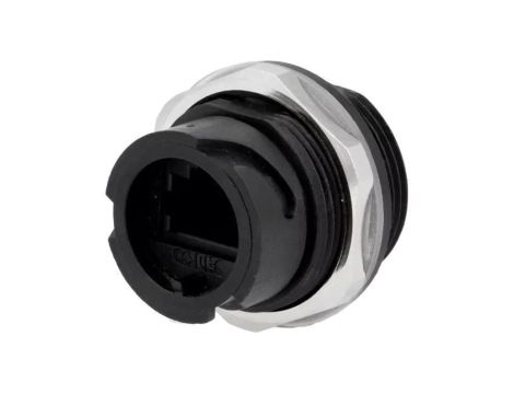 Złącze RJ45, żeńskie, gniazdo, proste, ilość pinów: 8, nieekranowane, kat 5e, 8p8c, IP67 17-10019