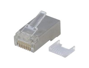 Złącze RJ45, męskie, wtyk, proste, ilość pinów: 8, ekranowane, kat 5e, 8p8c 391J00039X