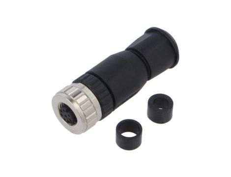 Złącze M12, żeńskie, wtyk, proste, ilość pinów: 8, IP67 43-00130