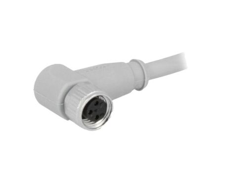 Złącze M8, żeńskie, wtyk, kątowe, ilość pinów: 3, IP67 42-10017
