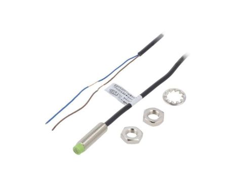 Czujnik indukcyjny, wysunięte, z konfiguracją wyjścia: 2-przewodowy NO, max. 0,1A, przewody, 0...2mm, IP67, PRT08-2DO