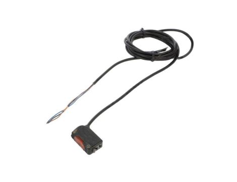 Czujnik fotoelektryczny, tłumienie tła, z konfiguracją wyjścia: NPN, max. 0,1A, przewody, 10...50mm, IP65, BJ50-BDT