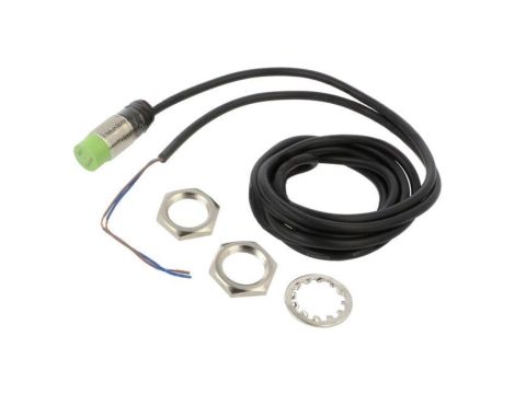 Czujnik indukcyjny, wysunięte, z konfiguracją wyjścia: NO, przewody, 0...8mm, IP67, PRT18-8DO