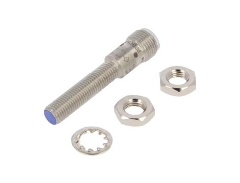 Czujnik indukcyjny, zabudowane, z konfiguracją wyjścia: 2-przewodowy NO, max. 0,1A, M12 męski, 0...2mm, IP67, PRDCMT08-2DO
