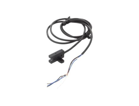 Czujnik fotoelektryczny, nadajnik-odbiornik (szczelina), z konfiguracją wyjścia: PNP, max. 0,1A, 5mm, IP50, BS5-T1M-P
