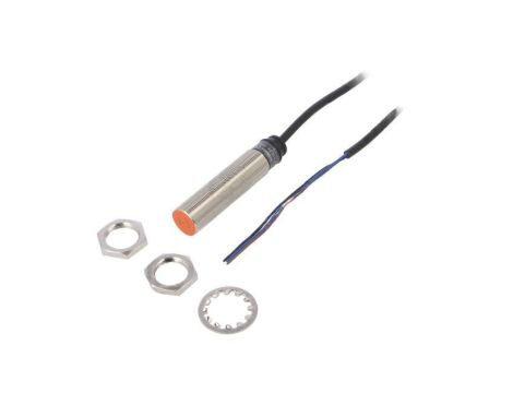 Czujnik indukcyjny, zabudowane, z konfiguracją wyjścia: PNP/NO, max. 0,2A, przewody, 0...5mm, IP67, PRL18-5DP