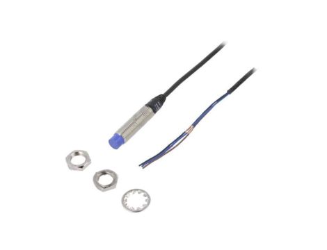 Czujnik indukcyjny, wysunięte, z konfiguracją wyjścia: PNP/NO, max. 0,2A, przewody, 0...8mm, IP67, PRDL12-8DP
