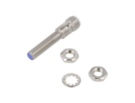 Czujnik indukcyjny, zabudowane, z konfiguracją wyjścia: PNP/NO, max. 0,1A, M12 męski, 0...2mm, IP67, PRDCM08-2DP
