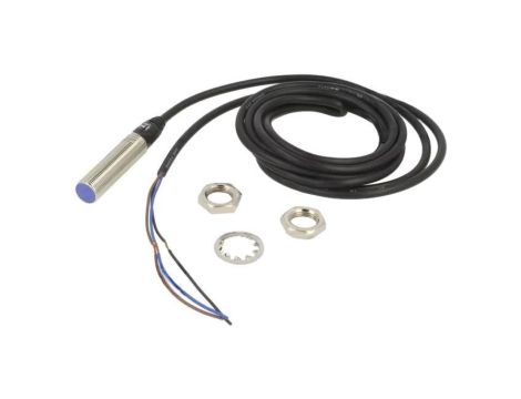 Czujnik indukcyjny, zabudowane, z konfiguracją wyjścia: NPN/NO, max. 0,2A, przewody, 0...4mm, IP67, PRDL12-4DN