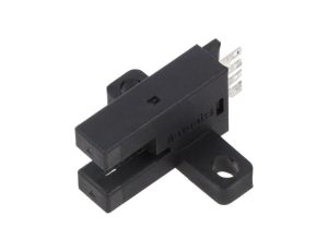 Czujnik fotoelektryczny, nadajnik-odbiornik (szczelina), z konfiguracją wyjścia: PNP, max. 0,1A, 5mm, IP50, BS5-T2M-P