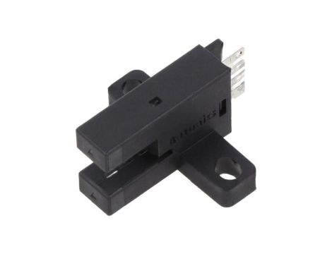 Czujnik fotoelektryczny, nadajnik-odbiornik (szczelina), z konfiguracją wyjścia: PNP, max. 0,1A, 5mm, IP50, BS5-T2M-P