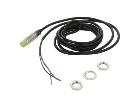 Czujnik indukcyjny, wysunięte, z konfiguracją wyjścia: NPN/NC, max. 0,2A, przewody, 0...4mm, IP67, PR12-4DN2
