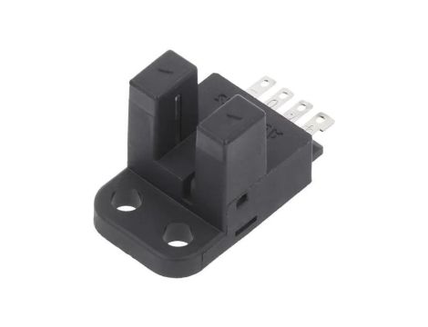 Czujnik fotoelektryczny, nadajnik-odbiornik (szczelina), z konfiguracją wyjścia: NPN, max. 0,1A, 5mm, IP50, BS5-Y2M