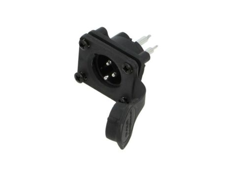 Złącze XLR, męskie, gniazdo, PIN: 3, proste, napięcie znamionowe: 133V, prąd znamionowy: 15A AXS3MP2V