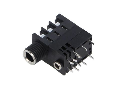 Złącze Jack 3,5mm + Jack 6,3mm, żeńskie, gniazdo, proste, stereo ACJS-MHD985
