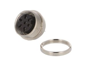 Złącze M16, żeńskie, gniazdo, PIN: 7, proste, napięcie znamionowe: 250V, prąd znamionowy: 5A T3478100U