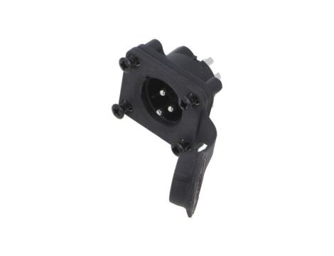 Złącze XLR, męskie, gniazdo, PIN: 3, proste, napięcie znamionowe: 133V, prąd znamionowy: 15A AXS3MP2
