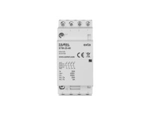 Stycznik modułowy cewka 25A 230V AC 4xNO TH35 EXTA ZAMEL