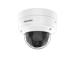 Kamera IP Hikvision w obudowie kopułowej. Rozdzielczość 2MP. Zasięg IR do 30m dzień/noc ICR. Slot...
