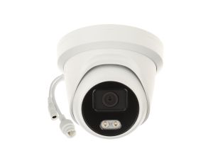 Kamera IP 4 MPX ColorVu. obiektyw: 2.8mm. Turret. biała obudowa. LED 30m. Slot karty SD. IP67