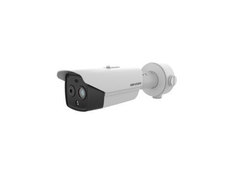 Kamera IP 4 MPX Termowizja. obiektyw stałooogniskowy: 6.4mm. Tuba. biała obudowa. IR 30m. Audio +...
