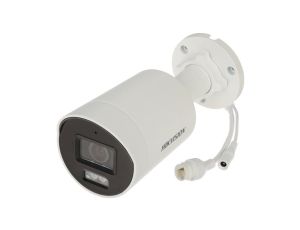 Kamera IP 4 MPX ColorVu. obiektyw: 2.8mm. Tuba. biała obudowa. LED 40m. Mikrofon + SD. IP67