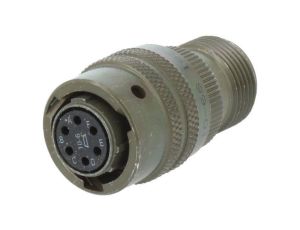 Złącze militarne, wtyk żeński, l.pin: 6 PT/451 7,5A 600V proste PT06A10-6S