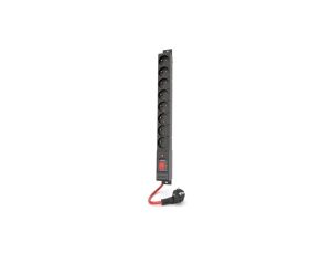 Listwa zasilająca ACAR R8 Power 3M 8X 230V PL czarna 16A W2451