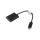 Adapter Power Delivery (PD) niklowany 0,2m czarny 100W 5A AK-300400-002-S