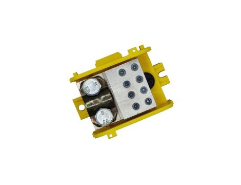 Blok dystrybucyjny DTB 120/8x16 - Żółto-zielony