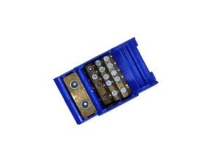 Blok dystrybucyjny DTB 2x95/3x35+2x16+9x6 - Niebieski