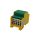 Blok dystrybucyjny DTB 2x120/15x16 - Żółto-zielony