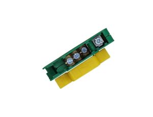 Blok dystrybucyjny DTB 35/3x16 - Żółto-zielony