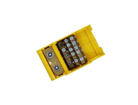 Blok dystrybucyjny DTB 2x95/3x35+2x16+9x6 - Żółto-zielony
