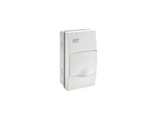 IP40 Rozdzielnica modułowa 1x4 ORO podtynkowa (drzwi białe) PE+N