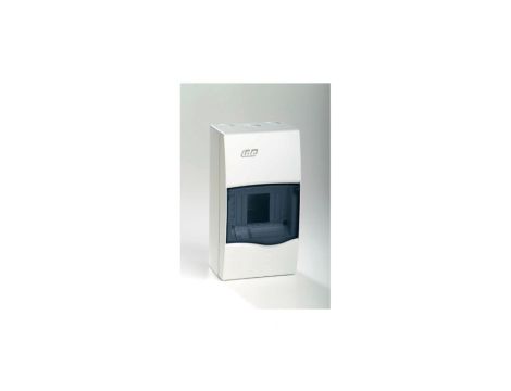 IP40 Rozdzielnica modułowa 1x4 COMBI natynkowa (drzwi transparentne) PE+N