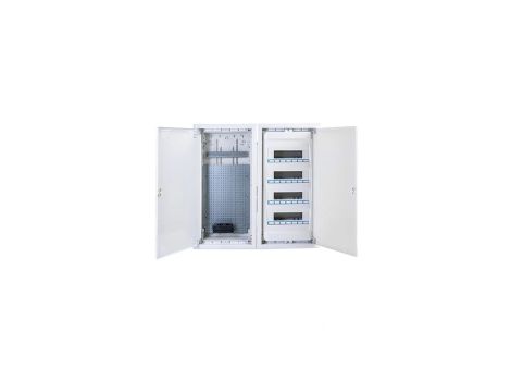 IP40 Rozdzielnica modułowa multimedialna 4x12 GOLD MP-COMBI podtynkowa PE+N z płytą montażową (4x12)