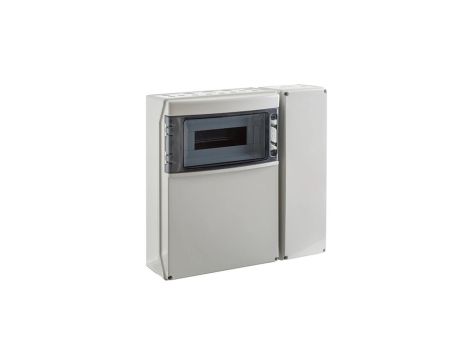 IP65 Rozdzielnica budowlana 1x12 ECO-STAR (1500V DC) do gniazd przemysłowych i dodatkowym modułem