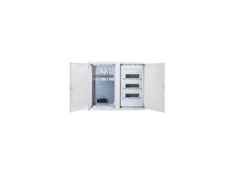 IP40 Rozdzielnica modułowa multimedialna 3x12 GOLD MP-COMBI podtynkowa PE+N z płytą montażową (3x12)
