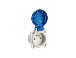Gniazdo tablicowe 16A 2P+Z 230V niebieskie IP54