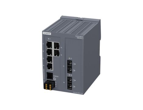 Switch XB206-3 zarządzalny Layer 2 6x RJ45 3x wielomodowy SC PROFINET IO SCALANCE XB 6GK5206-2BD00-2TB2