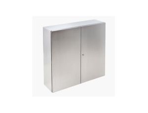 IP55 Obudowa ze stali nierdzewnej 304L ARGENTA 1200x1000x300 z płytą montażową, drzwi dwuskrzydłowe