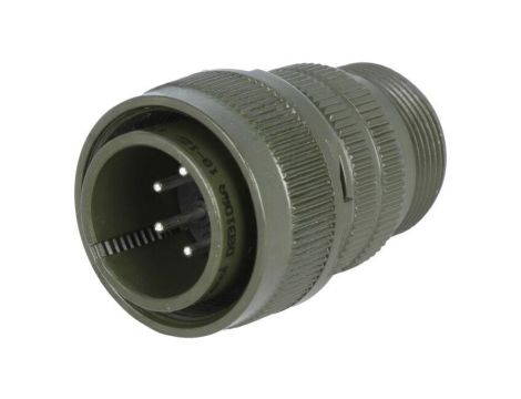 Złącze okrągłe, męskie, wtyk, PIN: 6, proste DS3106A 18-12P