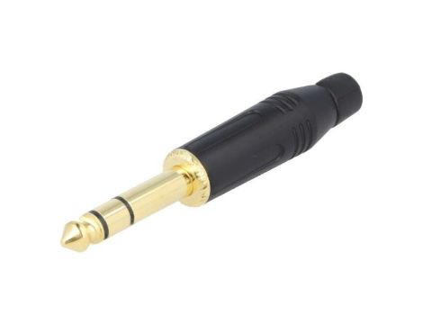 Złącze Jack 6,3mm, męskie, wtyk, proste, stereo ACPS-GB-AU