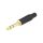 Złącze Jack 6,3mm, męskie, wtyk, proste, stereo ACPS-GB-AU